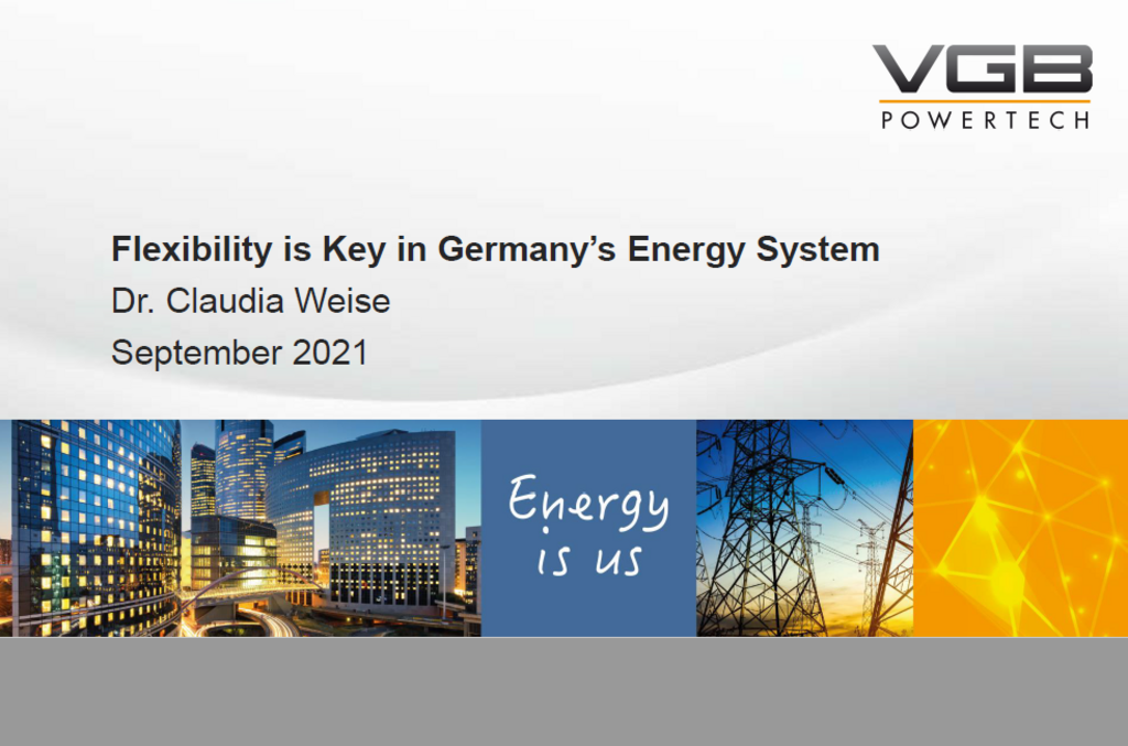 Presentation on Flexibility in Germany's Energy System by VGB